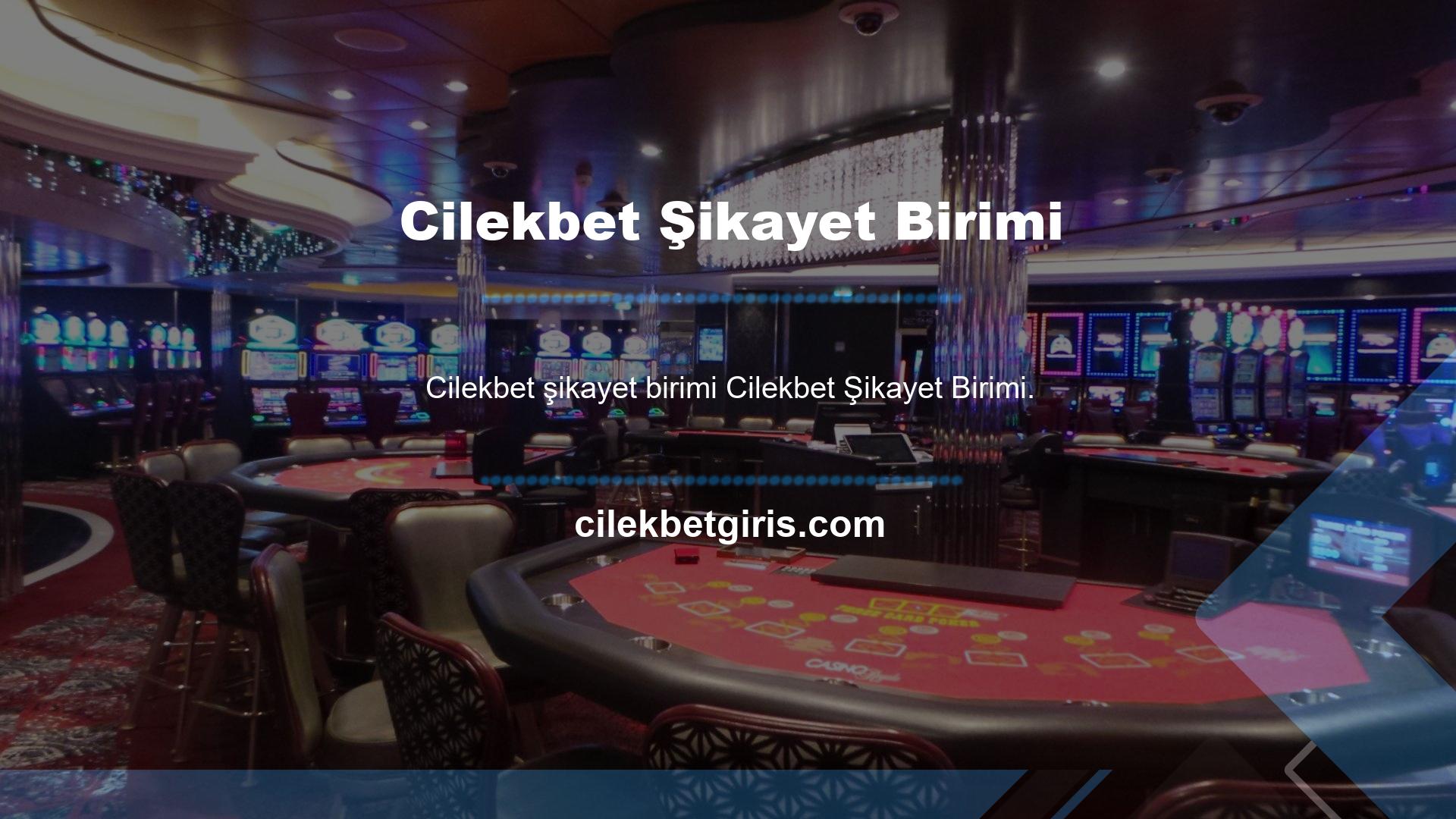 Cilekbet şikayet paylaşımı birden fazla birime iletilecek ve çözüm isteği yapılabilir